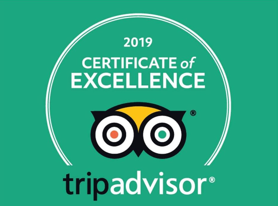 2019 TripAdvisor Certificate of Excellence